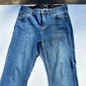 Curve Appeal Pull-On Jeggings – Elastic Waistband, Size 12/31